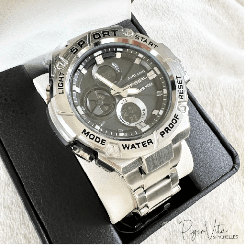 Sport Stainless Steel Bracelet Silver Watch