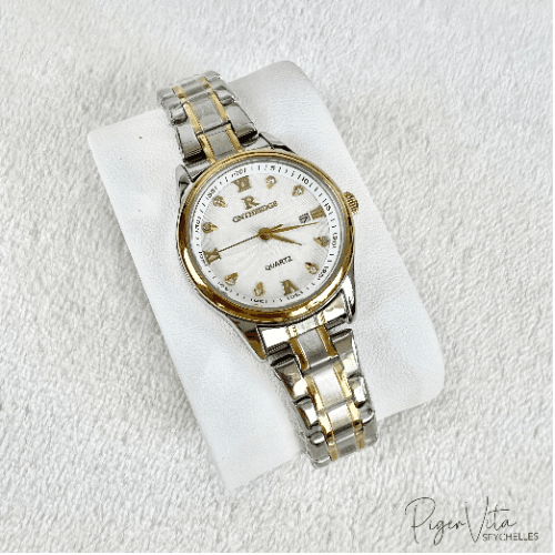 OnTheEdge Ladies SS Silver-Gold White Roman